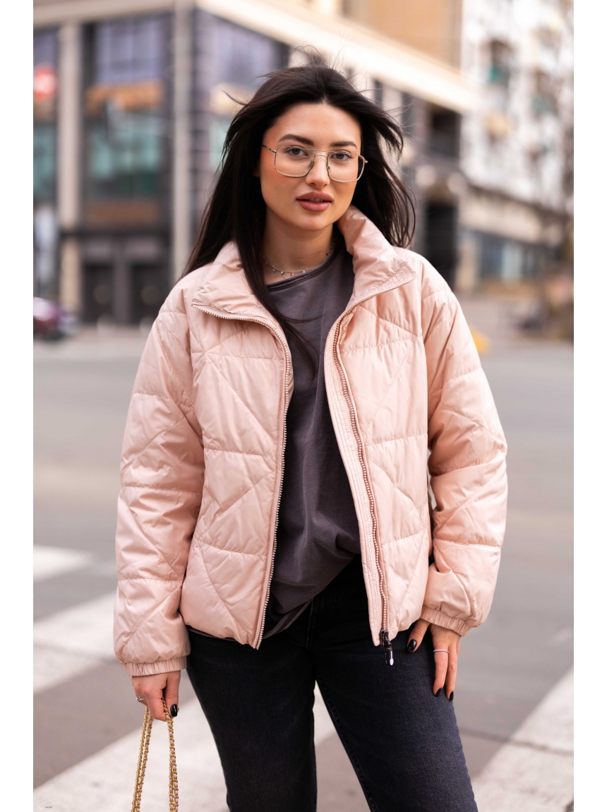 Жіноча демісезонна куртка «Blush Comfort» Lusskiri персикова Жіноча демісезонна куртка «Blush Comfort» Lusskiri персикова